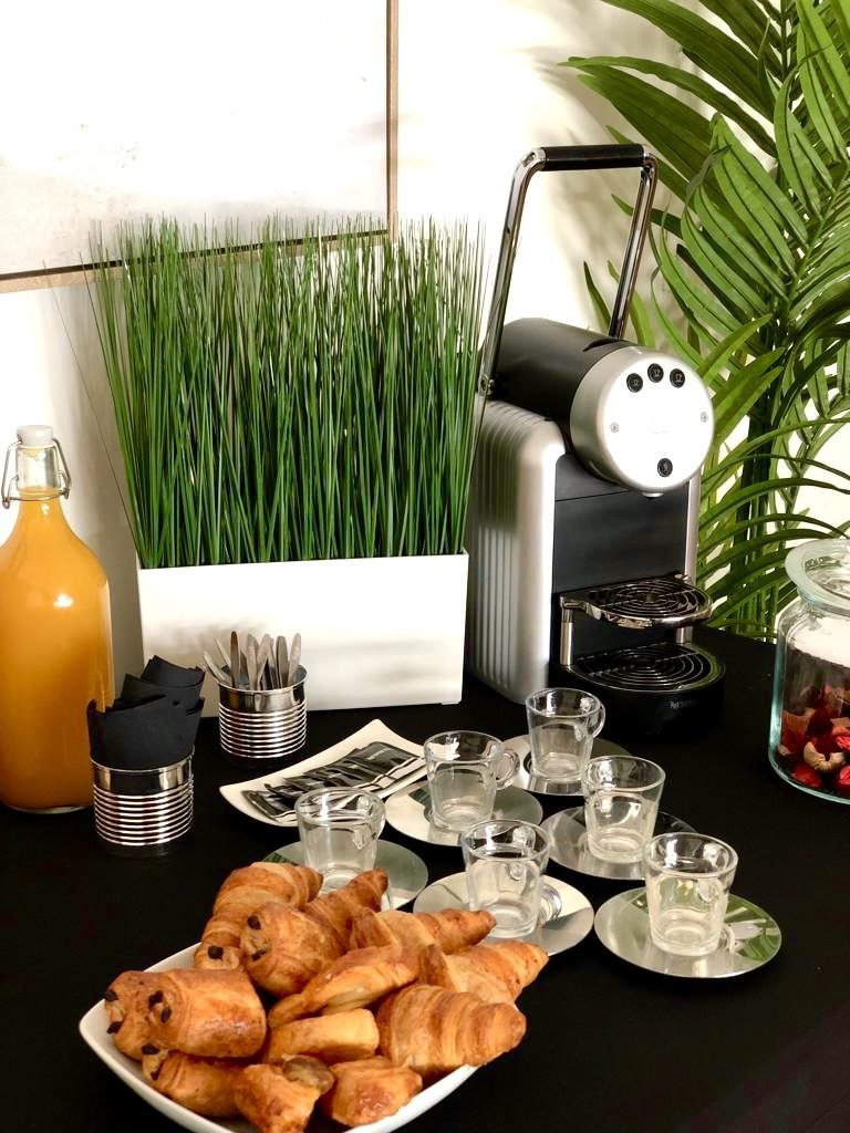 Accueil café du matin